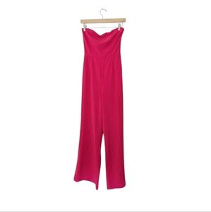 DO+BE Strapless Pink Jumpsuit